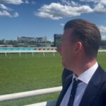Brett Lee Instagram – Thanks to @australianturfclub for hosting us today. Such an incredible atmosphere trackside. #SydneyEverestCarnival #WhereStoriesAreMade 
#BigDance