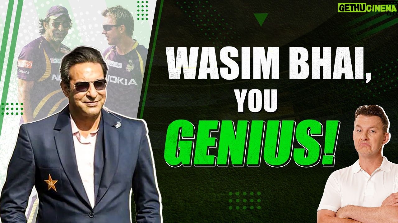 Brett Lee Instagram - Another Day and Another story of a great moment with an amazing cricketer! Mr @wasimakramliveofficial!!! Click on the link in my Bio to watch.