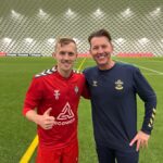Brett Lee Instagram - Great experience with @southamptonfc for @sportsbet.io. Some exciting content to come soon with @prowsey16 so stay tuned. @theowalcott and @prowsey16 absolute champions ⚽️