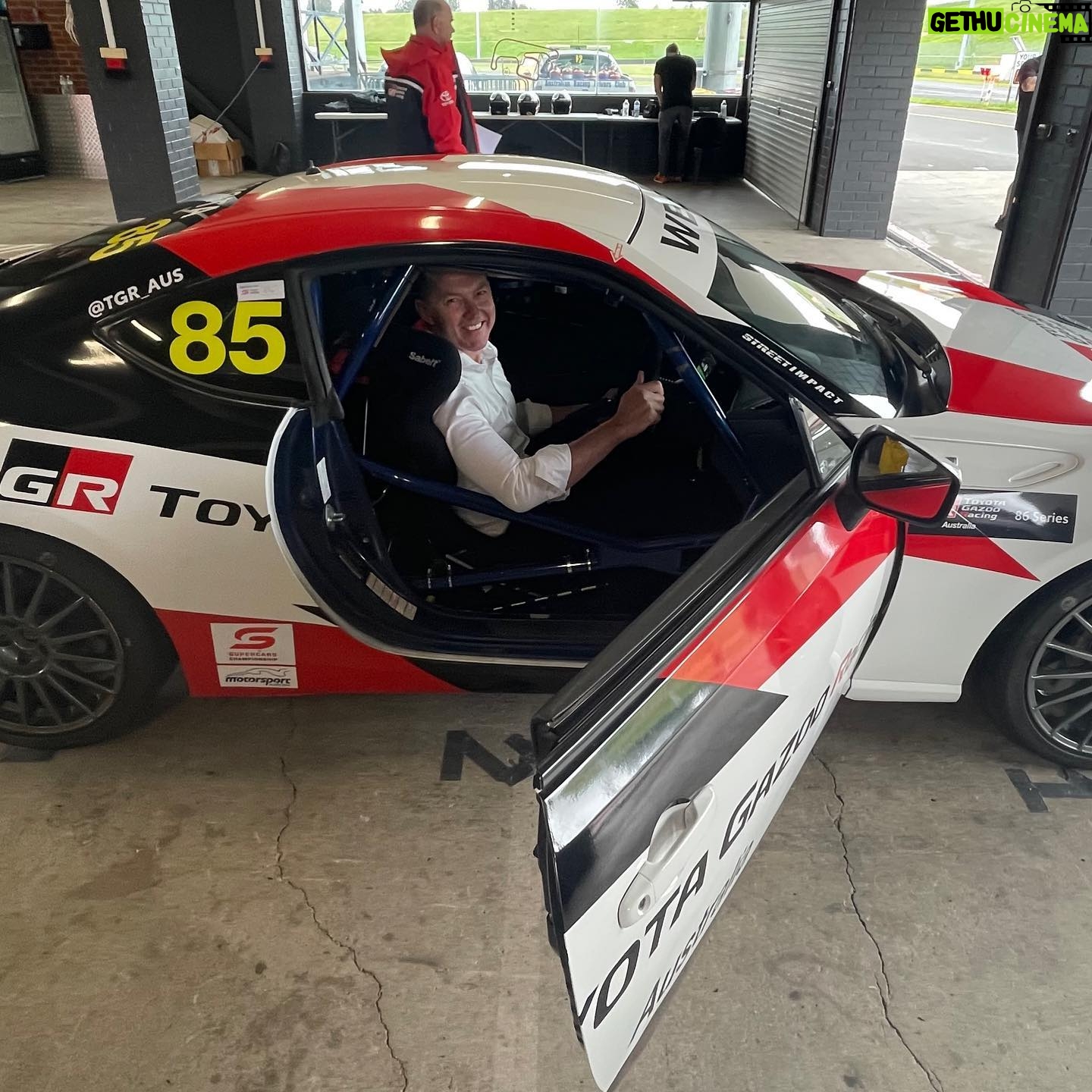 Brett Lee Instagram - Yesterday at the Sydney Motorsports Park taking part in the TGRA 86 Series 2022 & Beyond event thanks to @toyota_aus ! 200k’s Good pace 🔥🔥🔥