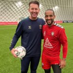 Brett Lee Instagram - Great experience with @southamptonfc for @sportsbet.io. Some exciting content to come soon with @prowsey16 so stay tuned. @theowalcott and @prowsey16 absolute champions ⚽️