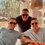 Brett Lee Instagram - Yiamas from the 3️⃣ Lee’s ! 🇬🇷 @imatlunchwithlee @grantlee1978