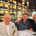 Brett Lee Instagram - Caught up with these two legends today @justinhemmes & @alanjonesao @merivale ! Always a pleasure 🙌🏻