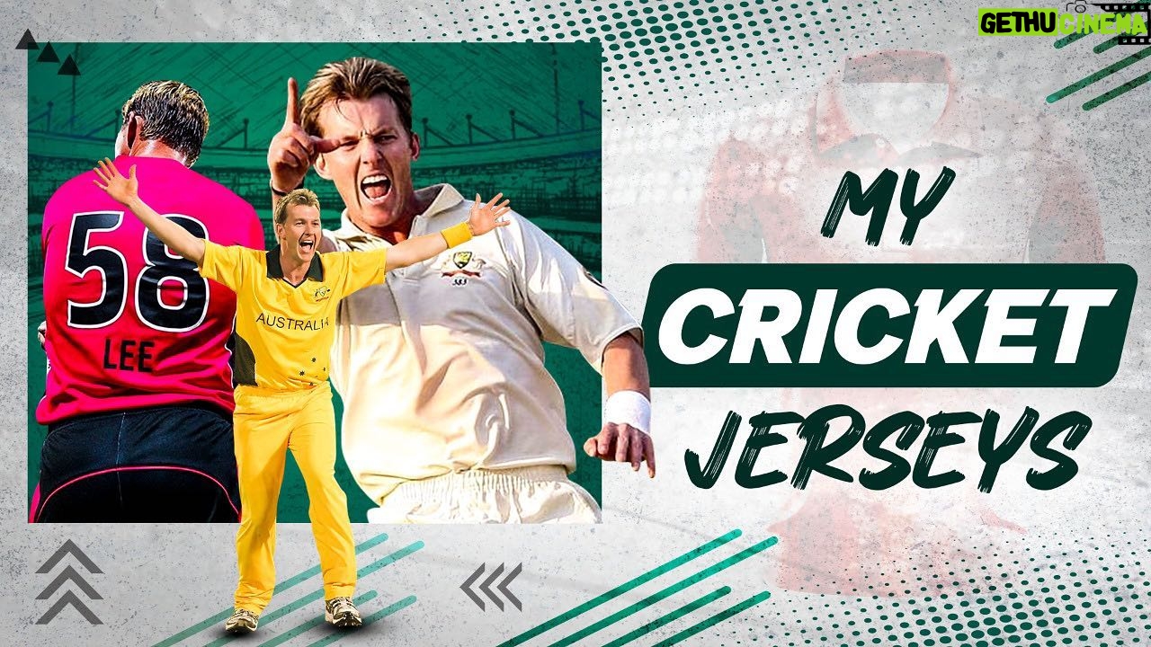 Brett Lee Instagram - Head to Brett Lee TV on YouTube to check out this piece of content going through all my old playing jerseys!! Link in my Bio. Enjoy