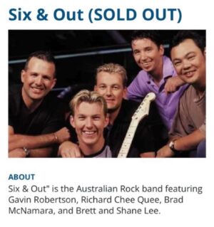 Brett Lee Instagram - We are back! It’s been a long time between drinks but Six and Out are back in full swing tonight @hardysbayclub ! Can’t wait 🎶 🍷🏏