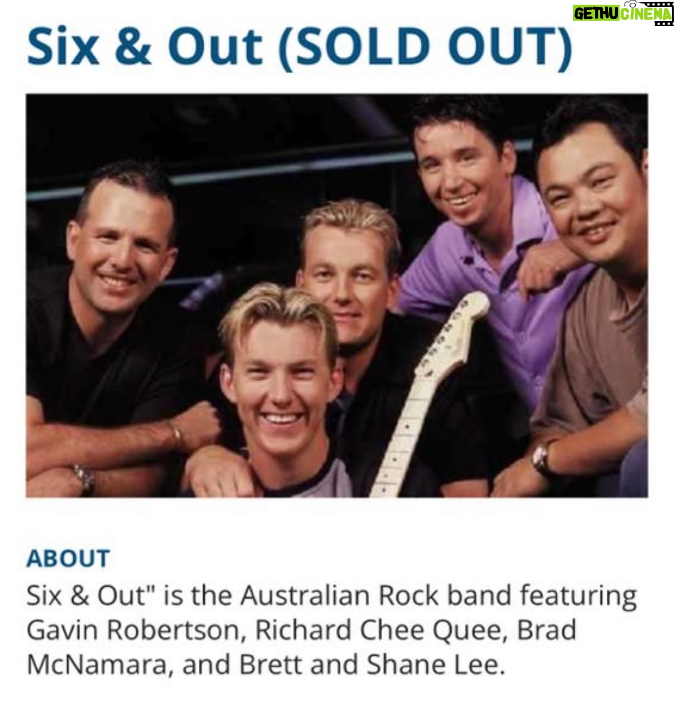 Brett Lee - 13.9K Likes - We are back! It’s been a long time between drinks but Six and Out are back in full swing tonight @hardysbayclub ! Can’t wait 🎶 🍷🏏