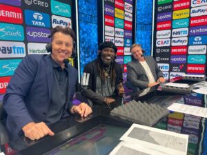 Brett Lee Instagram - How can you not love your job
@chrisgayle333 @scottystyris @iplt20 @officialjiocinema