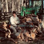 Brett Lee Instagram - Living the dream ! #farmlife #freezing 🥶 🪵 The MS 661 Chainsaw is a beast @stihl_au