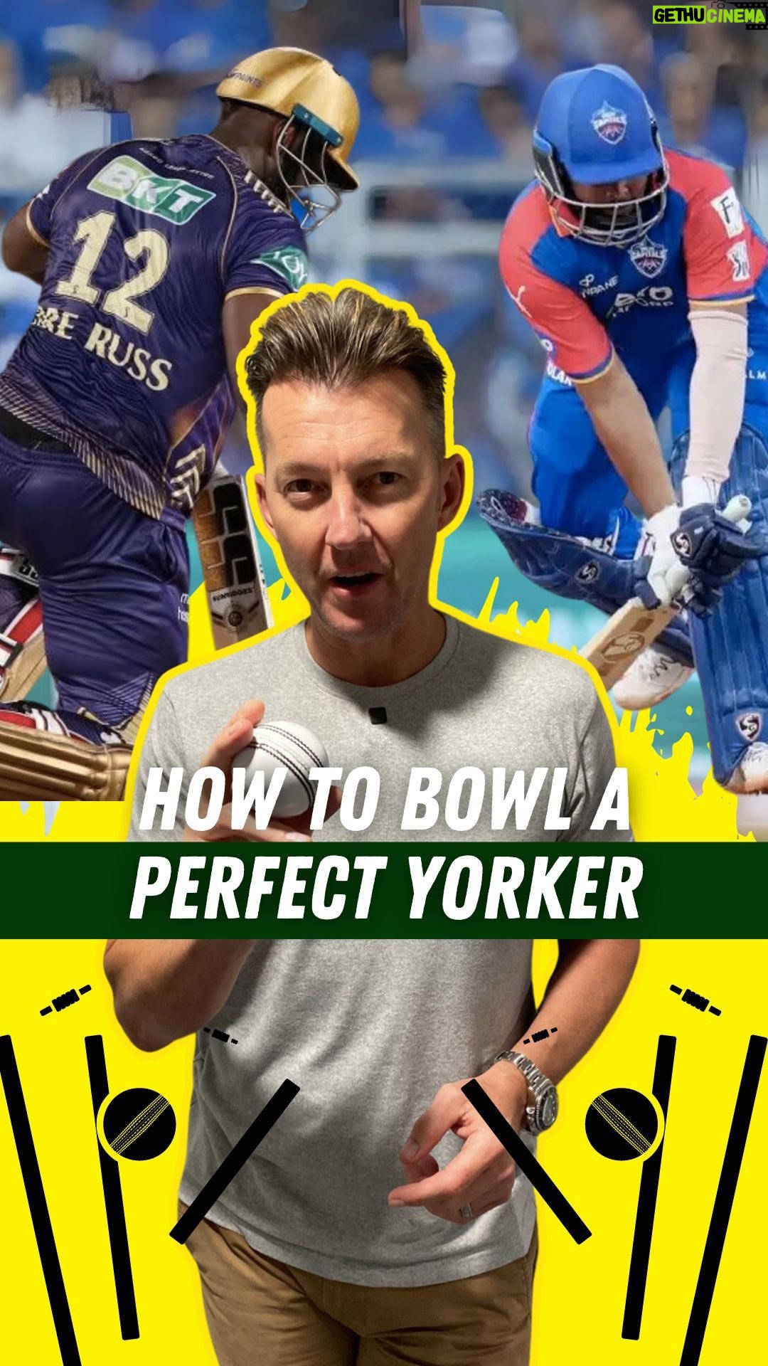 Brett Lee Instagram - Bowling the perfect Yorker has been tricky so far during this season of #IPL2024 Fast Bowlers definitely need a clear plan to restrict the power hitting that the batsman have displayed 🏏 Here’s a short tip from the #BrettArchives about how to get that Yorker right. ✅ #bowlingclinic #cricket #crickettips #reelsinstagram #cricketreels #bowling #reelsvideo