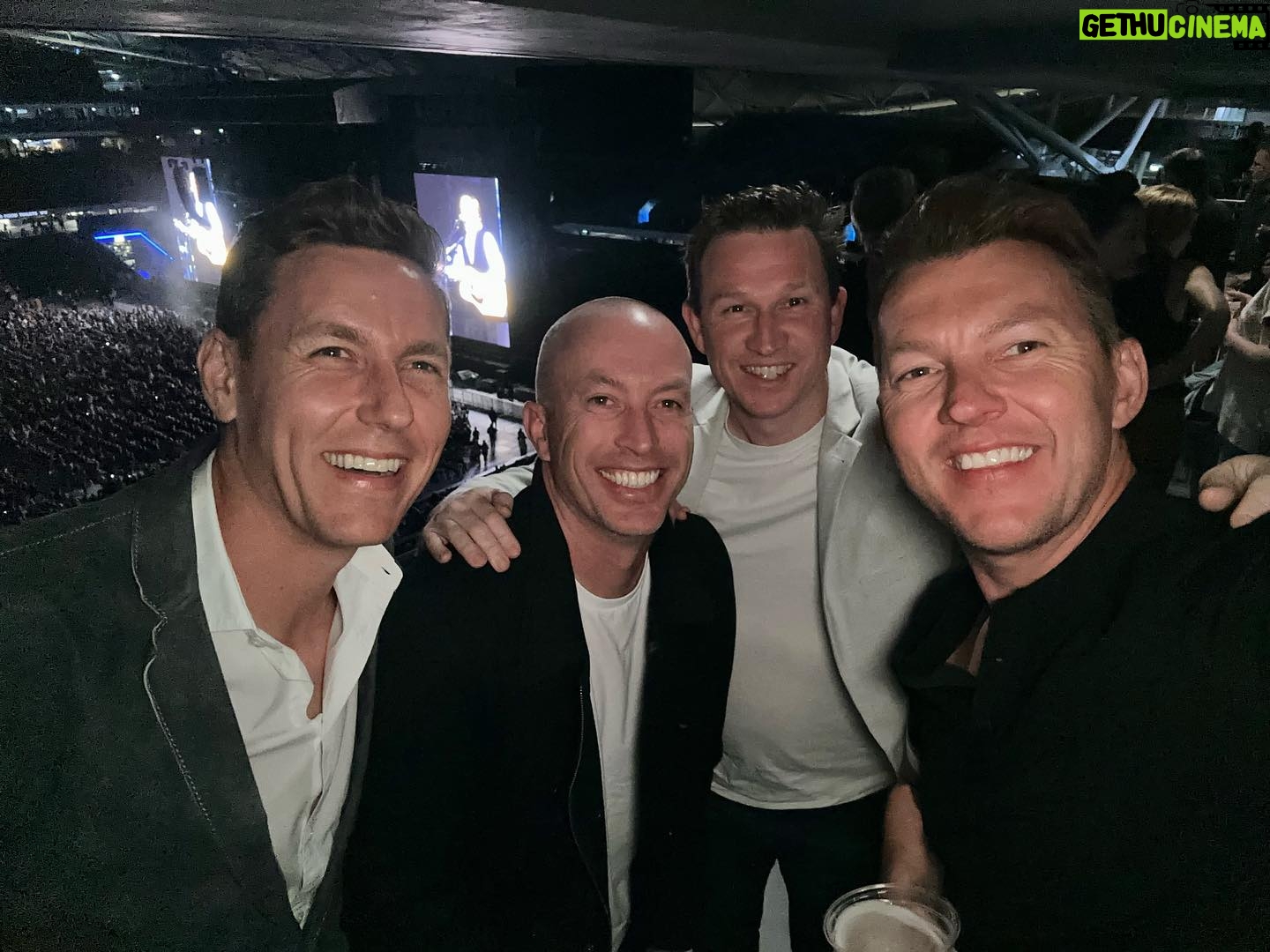 Brett Lee Instagram - Bucket list moment ✅ last night….. @paulmccartney was incredible. The perfect place to watch him perform @allianzstadium Meanwhile a throw back to 2005 when I was doing my best to impersonate a Beatle on Abbey Road 😂