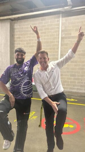 Brett Lee Instagram - There’s nothing like meeting your idol 🥹 #BBL13