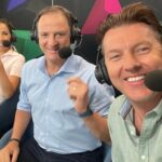 Brett Lee Instagram – Sydney Smash ! 7:20pm start  @sixersbbl vs @thunderbbl @kathloughnan & Jnr @ourscg