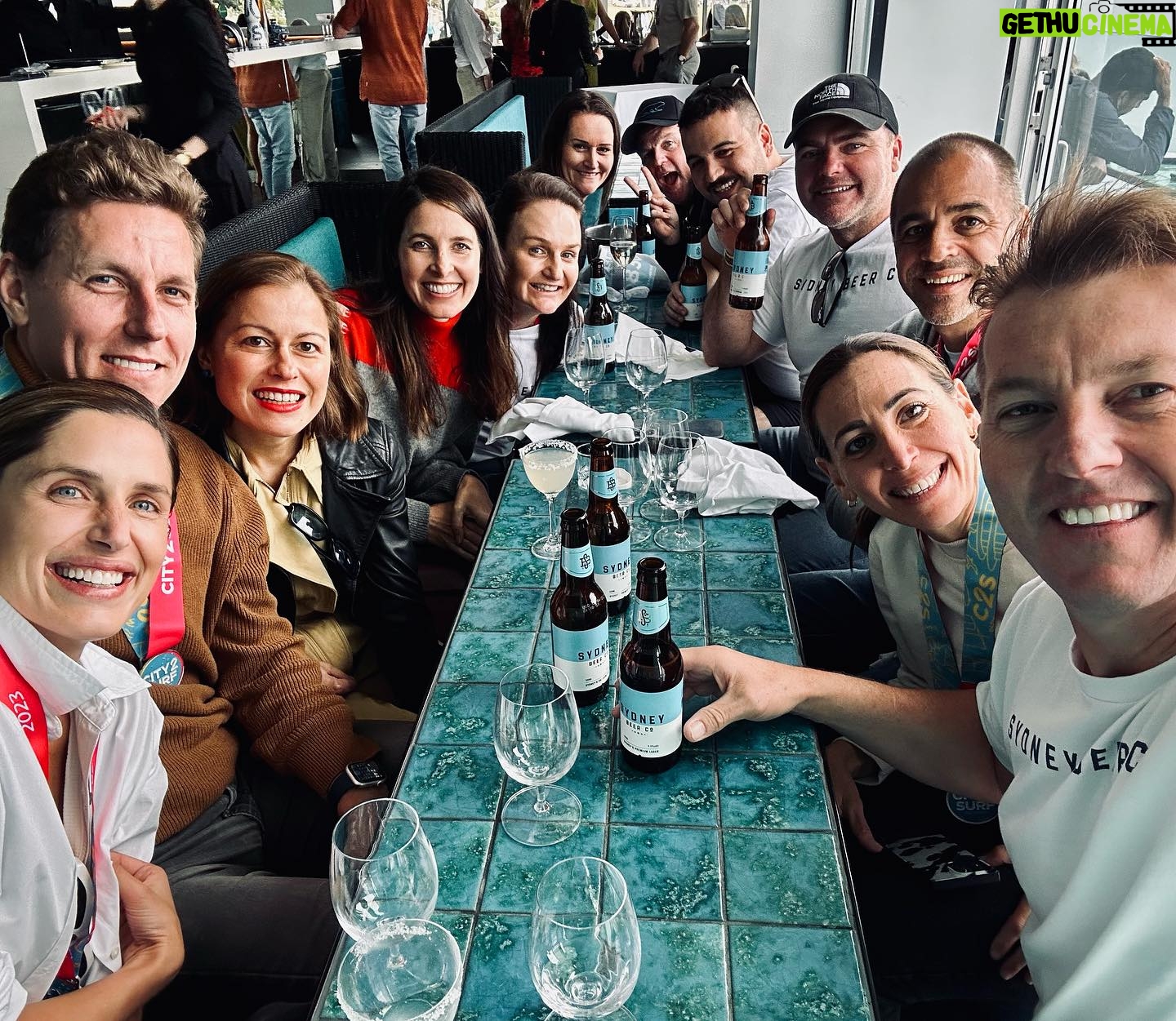 Brett Lee Instagram - What a weekend ! Congratulations to all who ran the City to Surf. Have to say it was a decent celebration afterwards 🍻 @sydneybeerco
