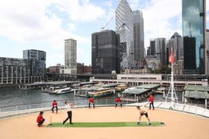 Brett Lee Instagram - Very excited to announce that I will be setting sail on the beautiful Queen Elizabeth for a 7 night Voyage of Sporting Greats. 

Please join me and other sporting personalities for an experience of a lifetime. 

We will be sailing from Sydney, visiting Tasmania and Melbourne in February 2024.

Link in my bio for more information. 

@karen_martini will be headlining The Great Australian Culinary Voyage in January 2024.

@cunardline #sportingvoyage