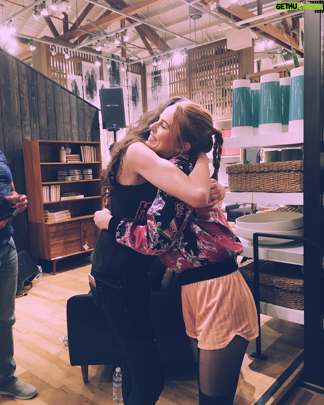 Bridgit Mendler Instagram - Thank you so much to @westelm @spotify for the #inconcert opportunity at @westelmla last night! Extra thanks to @realsierrajohnson for the hug :)