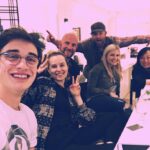 Bridgit Mendler Instagram - I spend 5% of the day on a movie shoot saying lines and the other 95% I spend with people. The people are what make the experience. Thanks to everyone from the cast and crew for the laughs on set and after a long day kickin it in the hotel lobby restaurant 💜