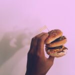 Bridgit Mendler Instagram - Shadow puppets eat burgers too