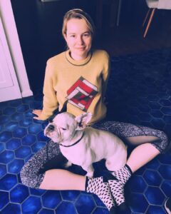 Bridgit Mendler Instagram - i'm back and @yourfavoritefrenchie is experiencing tranquility in my presence