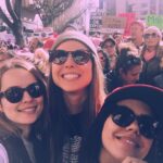 Bridgit Mendler Instagram - In the thick of it with the ladies I love 💜 #womensmarch