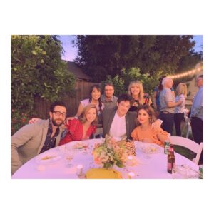 Bridgit Mendler Instagram - I expected to be excited to join my life with Griff, but I didn’t know that being engaged would be such a reflective time to celebrate the community that supports us. I’ve learned that being engaged is the time for family and friends new and old to provide the scaffolding of joy and love that builds a marriage 💜💜