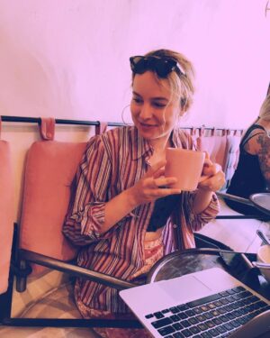 Bridgit Mendler Instagram - When the restaurant matches you. #SoConsiderate #AboveAndBeyond