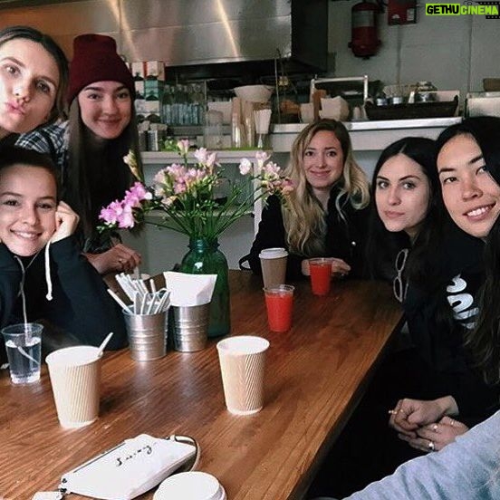 Bridgit Mendler Instagram - The maiden voyage of annual girlz vs. ojai 💜
