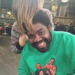 Bridgit Mendler Instagram - What @ronfunch would look like with @misskajlich hair #undateablelive tonight!! With @weezer