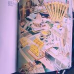 Bridgit Mendler Instagram - Bodys Isek Kingelez is an artist from the Congo who designed utopian cities out of cardboard. His work is more amazing than this picture can capture ✨✨✨✨✨ "Having made Congo’s chaotic capital Kinshasa his home in 1970, Bodys lived among its aesthetic and political anarchy until his death — surely serving as an inspiration for his poetically utopian visions." -James Davidson