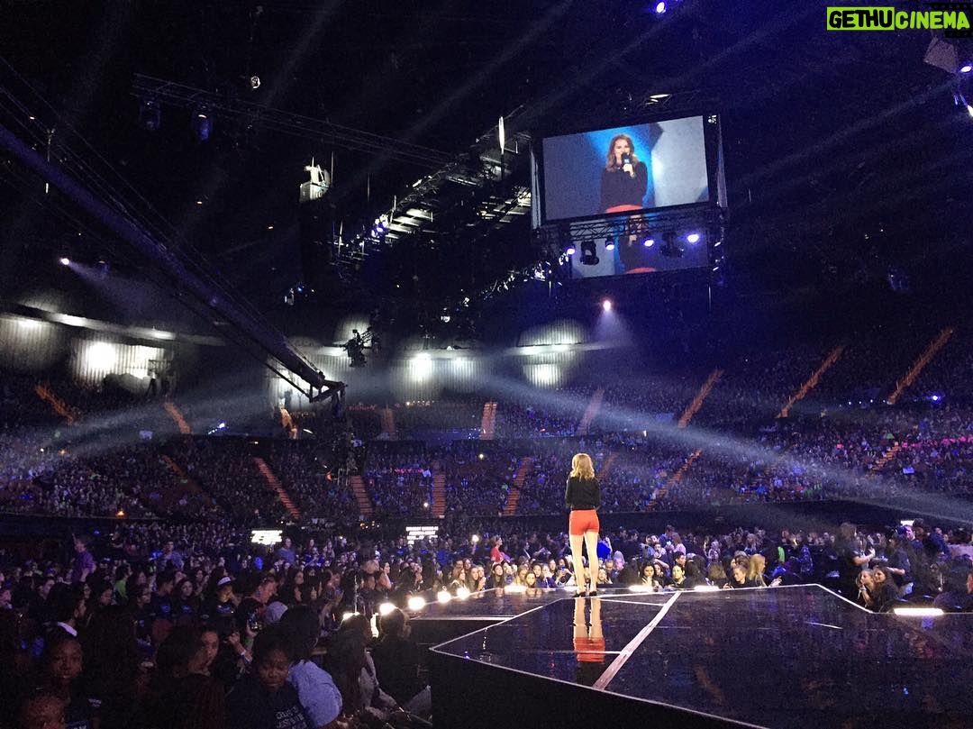 Bridgit Mendler Instagram - Thank you for having me today #weday ! And thank you to all the kids who have been taking action in their communities and around the world. You have voices that deserve to be heard! #freethechildren