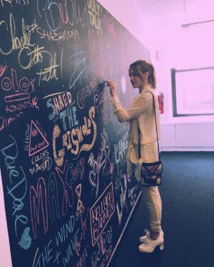 Bridgit Mendler Instagram - Vandalism @shazam