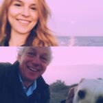 Bridgit Mendler Instagram - Dad is on a hike and calls daughter while she happens to be at the beach. Both are at scenic locations, catching up, talking about ravioli :)