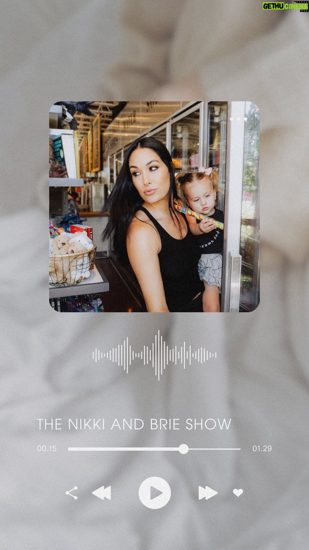 Brie Garcia Instagram - A very special guest popped in to give us some life updates and inspiration & affirmation too! Happy early birthday Birdie 🥰🎉🎂❤️✨ You can listen to the full episode wherever you get your podcasts!