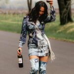 Brie Garcia Instagram – Walking into our @bonitabonitawine club zoom like…❤️🍷 Can’t wait to see your faces at 4:30pm PST tonight!!!