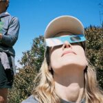 Brie Larson Instagram – Eclipse gazing with pup 💛
