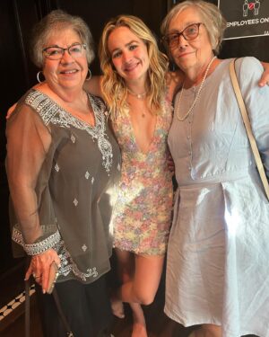Britt Robertson Instagram - Worlds collide. What a wonderful Robertson-Floyd day it was.