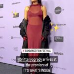 Brittany O’Grady Instagram – ✨SUNDANCE 2024✨  I am so proud of our film @itswhatsinsidefilm 🥹💓 This year was such a magical experience celebrating with so many wonderful artists and creatives. I love these people so much. Thank you @sundanceorg for having us and thank you to the beautiful dream team @caileybreneman @dear_shears @angela.k.neff 💓