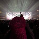 Brittany Packnett Instagram - I think I love @beyonce so much because we grew up together. In the proverbial way, of course—but also in the way that Black girls who experience metamorphosis parallel to one another know each other’s story without knowing each other. I’m who Church Girl was written for. If you skip that song, it’s cause you ain’t in this life! I’m a double PK. I wasn’t older than 10 when the spotlight already felt hot in my world-which felt massive to a child learning who she is under the scrutiny of the saints. I grew up a Church Girl thinking DC’s “Nasty Girl” made perfect sense, hiding from the body God gave me and rarely finding the freedom that felt elusive. Everything was twice as good for half as much in white spaces, and perfection is a virtue in the Black ones. It was be brilliant, but don’t be too bold. It was confusion between haughtiness and confidence and just choosing neither since humility was next to holiness. And without knowing all the Church Girls in the world, she knew that she had friends in us who moved mountains and cried fountains. She knew the oceans of tears we cried because she cried them herself. And she understood well that being who God made you to be and not who man demands you be is how to be placed at the Center of His Will, like our icon @officialtwinkieclark wrote in that sample. In the show, during Church Girl, Bey turns her virginal, papal white coat into one of many colors-which has Biblical meaning and personal meaning for the women, the queer folks-the cast aside by the holy institutions who love God and know God loves us: we don’t have to perform pure for you because God already made us so. If I’m an alien superstar (which coincidentally are the risers on which we sat 👽 🎫🙏🏾) then that means when I’m myself, I’m closer to God. Shout out to some of the people that I love in these flicks who understand this life (@yvettenoelschure 💃🏾, @stevie_elem 🌹, @jovianzayne 🫶🏾), @cheyennekimora for this 🔥durag, and to my man my man my man @kidnoble who I think has had a pretty good start to his birthday 🫶🏾🐝. Here’s to our collective liberation. Here’s to the R E N A I S S A N C E. x✌🏾