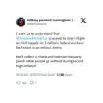 Brittany Packnett Instagram - @speakermccarthy I hope you know we can see you. AND @repmattgaetz of FL. AND @mattformontana OF MT. AND @reptimburchett of TN. AND @realannapaulina of FL. AND @rep.elicrane of AZ. AND @repandyogles of TN. AND @andybiggsaz of AZ. AND @repdanbishop of NC. AND @repwph of TX. AND @repcorymills of FL. And more than that: the God in whom you claim to believe can see you, too. So can the women and children on WIC, families w section 8, farmers, the people of the military, air traffic controllers and the federal workers who have to lose their paychecks while you keep yours. And we won’t forget come election time. (One correction: while inflation is higher now than 7 years of the last 10, it’s not the highest in the last decade. Added the source and tagged who shared it on the original thread on Twitter!)