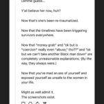 Brittany Packnett Instagram - To say that the conversations of men I know and once venerated disappointed me when Cassie first revealed her years of torture would be an understatement. The equivocating from intelligent, well-read, seemingly “allied” Black men was honestly breathtaking. It literally took my breath away to find spaces and people I once saw as safe as clearly not. Even conversations now are staggering, as people discuss the fate of Diddy’s career or how bad his cover up strategies must have been before they ever mention being disgusted by the terror they saw in full color, or what their role has to be in creating a world among men where this doesn’t happen. Patriarchy is insidious like that. Because you can easily never be the man who’d raise a hand to a woman—but you can often be the man who’d help him weasel out of accountability, or contribute to cultures that allow this to happen for years, intentionally and unintentionally. Those cultures live in the world, yes—but also in your friend groups. Your professional spaces. Your group chats & your frats. Your churches and your block. Your homes. Your. homes. You cultivate them there just as much as anywhere else. Have you stopped to ask yourself how YOU help create something DIFFERENT? Start by knowing this: We don’t need allies. We need traitors. Traitors to the patriarchy that raised you, upholds you, and is killing you while it kills us. Bless every survivor who saw herself in that video—or can’t and doesn’t ever need to bring herself to watch it, because she knows the face she will see is hers. Bless every woman who has known the emotional, psychological, financial, spiritual, and/or physical abuse, control and narcissism that hides in too many corners and is too little believed. Having experienced one, some, of all of these is never your fault, always too much, and never ever ok. You are still here. We are still here. And we deserve every ounce of love and protection this green earth has to give. Times 100.