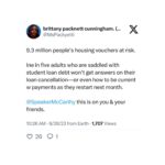 Brittany Packnett Instagram - @speakermccarthy I hope you know we can see you. AND @repmattgaetz of FL. AND @mattformontana OF MT. AND @reptimburchett of TN. AND @realannapaulina of FL. AND @rep.elicrane of AZ. AND @repandyogles of TN. AND @andybiggsaz of AZ. AND @repdanbishop of NC. AND @repwph of TX. AND @repcorymills of FL. And more than that: the God in whom you claim to believe can see you, too. So can the women and children on WIC, families w section 8, farmers, the people of the military, air traffic controllers and the federal workers who have to lose their paychecks while you keep yours. And we won’t forget come election time. (One correction: while inflation is higher now than 7 years of the last 10, it’s not the highest in the last decade. Added the source and tagged who shared it on the original thread on Twitter!)