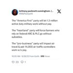 Brittany Packnett Instagram - @speakermccarthy I hope you know we can see you. AND @repmattgaetz of FL. AND @mattformontana OF MT. AND @reptimburchett of TN. AND @realannapaulina of FL. AND @rep.elicrane of AZ. AND @repandyogles of TN. AND @andybiggsaz of AZ. AND @repdanbishop of NC. AND @repwph of TX. AND @repcorymills of FL. And more than that: the God in whom you claim to believe can see you, too. So can the women and children on WIC, families w section 8, farmers, the people of the military, air traffic controllers and the federal workers who have to lose their paychecks while you keep yours. And we won’t forget come election time. (One correction: while inflation is higher now than 7 years of the last 10, it’s not the highest in the last decade. Added the source and tagged who shared it on the original thread on Twitter!)