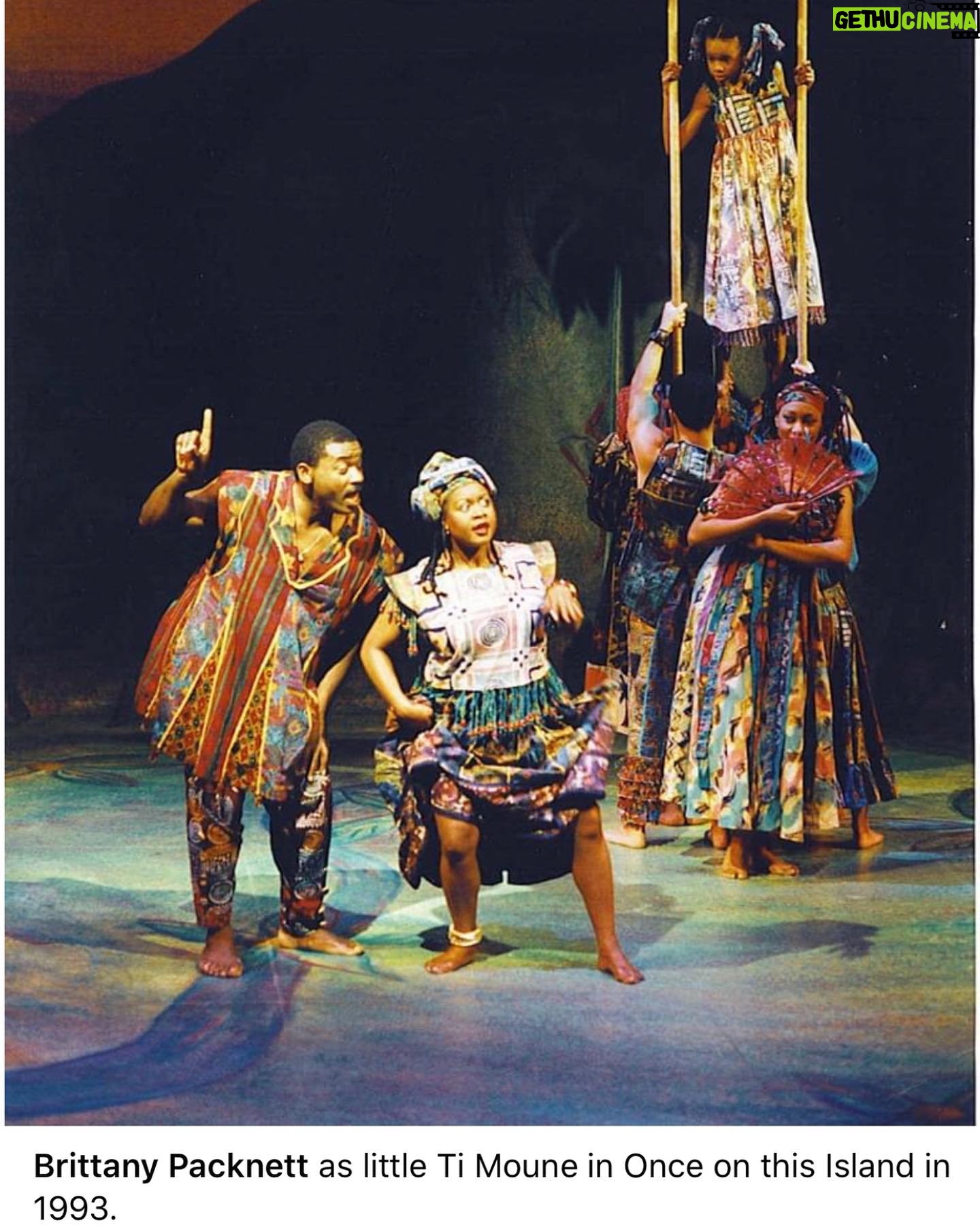 Brittany Packnett Instagram - I’m going to Broadway! Kinda… Well, lemme explain: To know me well is to know 2 things: 1. The Wiz is my all time favorite musical, bar none. Ever since my daddy bootlegged the film for me when I was 5 or so…I’d suffer thru that (still) terrifying subway scene to watch it nonstop! I’ve seen stage productions at The Fox & @stlblackrep and even made my friends watch the film again one fateful NYE 😂. 2. Until college, musical theater was my chosen path. The bug bit me at a young age—my first professional credit was in the @repstl’s ‘93 production of Once On This Island (slide 2 for a #tbt 😩). I was in the fourth grade. My dad came almost every night and always brought a friend 😂. And even though I decided to ultimately pursue other aspirations, my love of theater, the arts and creative industries was aways in my heart. So when my friend @becausenicoleh reached out and invited @kidnoble and I to be a part of the co-producers group they were assembling… on THIS show of all shows…I knew God was tapping me on my shoulder to let me know that dreams deferred aren’t dreams denied—and just because the journey looks different doesn’t mean the destination isn’t the guaranteed. And Y’ALL. This reimagining of our beloved classic is STELLAR. I was speechless when I got to congratulate @amberruffin on her brilliant work. And when am I ever speechless?! I levitated the whole way home. Thrilling new audiences and exciting longtime fans is the TINIEST needle to thread and when I tell you—from the singing to the choreography, writing, acting, and Blackity Black brilliance…baby, THEY DID THAT. I literally cried. There were several standing ovations—even DURING the show. It was sold out and EVERYBODY loved it. Go see this show—right now during it’s pre-Broadway national tour and again when it hits Broadway next April! Thank you @becausenicoleh for an invitation that means more to me than you’ll ever know & @kidnoble for always being willing to chase dreams together. And thank you to the entire @thewizbway team for reviving our classic in the most unapologetically triumphant way possible—especially in a time where *our* apologies are demanded. #TheWiz