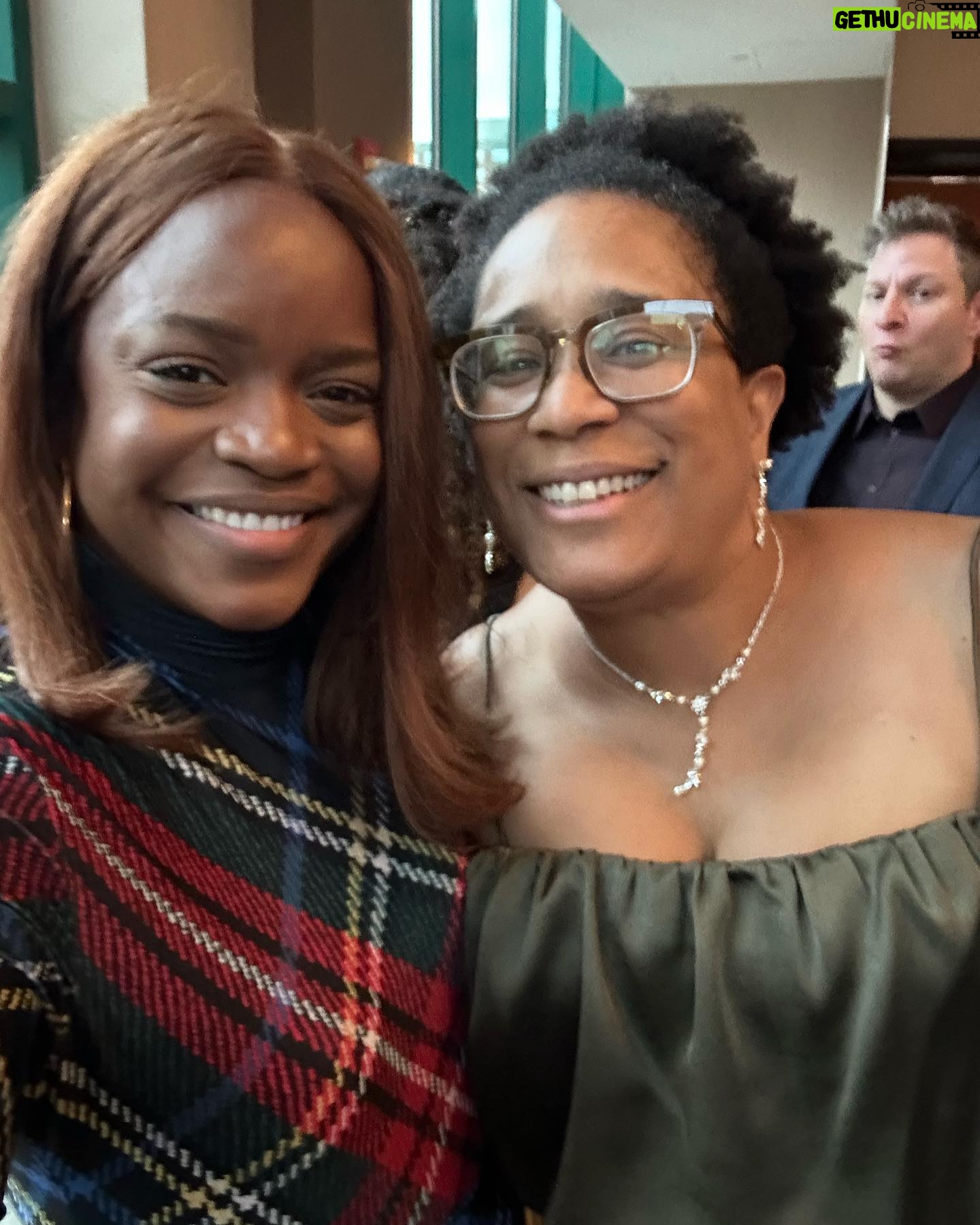 Brittany Packnett Instagram - I’m going to Broadway! Kinda… Well, lemme explain: To know me well is to know 2 things: 1. The Wiz is my all time favorite musical, bar none. Ever since my daddy bootlegged the film for me when I was 5 or so…I’d suffer thru that (still) terrifying subway scene to watch it nonstop! I’ve seen stage productions at The Fox & @stlblackrep and even made my friends watch the film again one fateful NYE 😂. 2. Until college, musical theater was my chosen path. The bug bit me at a young age—my first professional credit was in the @repstl’s ‘93 production of Once On This Island (slide 2 for a #tbt 😩). I was in the fourth grade. My dad came almost every night and always brought a friend 😂. And even though I decided to ultimately pursue other aspirations, my love of theater, the arts and creative industries was aways in my heart. So when my friend @becausenicoleh reached out and invited @kidnoble and I to be a part of the co-producers group they were assembling… on THIS show of all shows…I knew God was tapping me on my shoulder to let me know that dreams deferred aren’t dreams denied—and just because the journey looks different doesn’t mean the destination isn’t the guaranteed. And Y’ALL. This reimagining of our beloved classic is STELLAR. I was speechless when I got to congratulate @amberruffin on her brilliant work. And when am I ever speechless?! I levitated the whole way home. Thrilling new audiences and exciting longtime fans is the TINIEST needle to thread and when I tell you—from the singing to the choreography, writing, acting, and Blackity Black brilliance…baby, THEY DID THAT. I literally cried. There were several standing ovations—even DURING the show. It was sold out and EVERYBODY loved it. Go see this show—right now during it’s pre-Broadway national tour and again when it hits Broadway next April! Thank you @becausenicoleh for an invitation that means more to me than you’ll ever know & @kidnoble for always being willing to chase dreams together. And thank you to the entire @thewizbway team for reviving our classic in the most unapologetically triumphant way possible—especially in a time where *our* apologies are demanded. #TheWiz