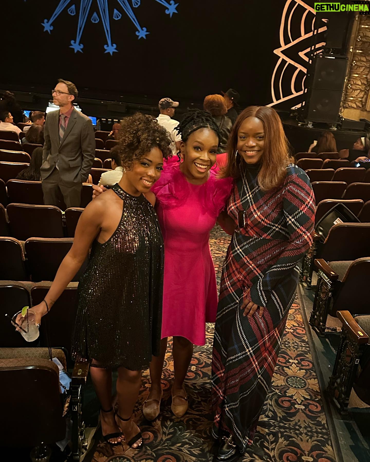 Brittany Packnett Instagram - I’m going to Broadway! Kinda… Well, lemme explain: To know me well is to know 2 things: 1. The Wiz is my all time favorite musical, bar none. Ever since my daddy bootlegged the film for me when I was 5 or so…I’d suffer thru that (still) terrifying subway scene to watch it nonstop! I’ve seen stage productions at The Fox & @stlblackrep and even made my friends watch the film again one fateful NYE 😂. 2. Until college, musical theater was my chosen path. The bug bit me at a young age—my first professional credit was in the @repstl’s ‘93 production of Once On This Island (slide 2 for a #tbt 😩). I was in the fourth grade. My dad came almost every night and always brought a friend 😂. And even though I decided to ultimately pursue other aspirations, my love of theater, the arts and creative industries was aways in my heart. So when my friend @becausenicoleh reached out and invited @kidnoble and I to be a part of the co-producers group they were assembling… on THIS show of all shows…I knew God was tapping me on my shoulder to let me know that dreams deferred aren’t dreams denied—and just because the journey looks different doesn’t mean the destination isn’t the guaranteed. And Y’ALL. This reimagining of our beloved classic is STELLAR. I was speechless when I got to congratulate @amberruffin on her brilliant work. And when am I ever speechless?! I levitated the whole way home. Thrilling new audiences and exciting longtime fans is the TINIEST needle to thread and when I tell you—from the singing to the choreography, writing, acting, and Blackity Black brilliance…baby, THEY DID THAT. I literally cried. There were several standing ovations—even DURING the show. It was sold out and EVERYBODY loved it. Go see this show—right now during it’s pre-Broadway national tour and again when it hits Broadway next April! Thank you @becausenicoleh for an invitation that means more to me than you’ll ever know & @kidnoble for always being willing to chase dreams together. And thank you to the entire @thewizbway team for reviving our classic in the most unapologetically triumphant way possible—especially in a time where *our* apologies are demanded. #TheWiz