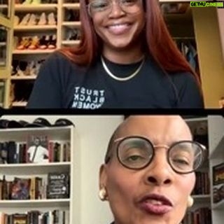 Brittany Packnett Instagram - Black women: We deserve the first fruits. We planted the seeds, harvested the food, presented it beautifully—and we must no longer wait our turn just to get whatever crumbs are left. a brief but beautiful conversation with the pathbreaking Rev. Kelly Brown Douglas of @episdivsch, on Dr. Claudine Gay, Dr. Antoinette Candia-Bailey, and the promises and perils of Black women leadership. This was the worship I needed today. Let the church say, amen. 🙏🏾 Thank you to all who joined—especially the beautiful Black women who encouraged ourselves and one another in the comments. 🙌🏾 shirt by @districtofclothing 🫶🏾 #BlackWomen #Emmys #ClaudineGay