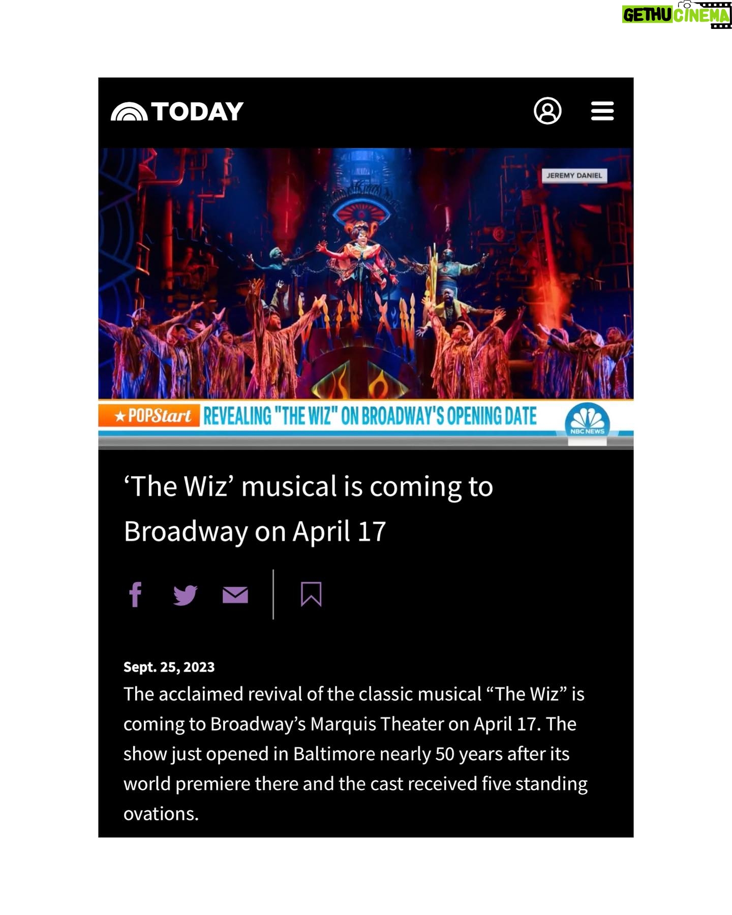 Brittany Packnett Instagram - I’m going to Broadway! Kinda… Well, lemme explain: To know me well is to know 2 things: 1. The Wiz is my all time favorite musical, bar none. Ever since my daddy bootlegged the film for me when I was 5 or so…I’d suffer thru that (still) terrifying subway scene to watch it nonstop! I’ve seen stage productions at The Fox & @stlblackrep and even made my friends watch the film again one fateful NYE 😂. 2. Until college, musical theater was my chosen path. The bug bit me at a young age—my first professional credit was in the @repstl’s ‘93 production of Once On This Island (slide 2 for a #tbt 😩). I was in the fourth grade. My dad came almost every night and always brought a friend 😂. And even though I decided to ultimately pursue other aspirations, my love of theater, the arts and creative industries was aways in my heart. So when my friend @becausenicoleh reached out and invited @kidnoble and I to be a part of the co-producers group they were assembling… on THIS show of all shows…I knew God was tapping me on my shoulder to let me know that dreams deferred aren’t dreams denied—and just because the journey looks different doesn’t mean the destination isn’t the guaranteed. And Y’ALL. This reimagining of our beloved classic is STELLAR. I was speechless when I got to congratulate @amberruffin on her brilliant work. And when am I ever speechless?! I levitated the whole way home. Thrilling new audiences and exciting longtime fans is the TINIEST needle to thread and when I tell you—from the singing to the choreography, writing, acting, and Blackity Black brilliance…baby, THEY DID THAT. I literally cried. There were several standing ovations—even DURING the show. It was sold out and EVERYBODY loved it. Go see this show—right now during it’s pre-Broadway national tour and again when it hits Broadway next April! Thank you @becausenicoleh for an invitation that means more to me than you’ll ever know & @kidnoble for always being willing to chase dreams together. And thank you to the entire @thewizbway team for reviving our classic in the most unapologetically triumphant way possible—especially in a time where *our* apologies are demanded. #TheWiz