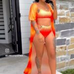Brittney Bee Starr Williams Instagram - I love my body 😍 Hair from @sheshappyhair Messy bob @bluxlabelstudios
