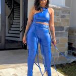 Brittney Bee Starr Williams Instagram - 🥶💙💙ROYAL BLUE💙🥶🥶 Eleven22online.com @eleven22online Hair @allure_diorplush Bundles @sheshappyhair
