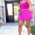 Brittney Bee Starr Williams Instagram - I choose ME💓 I AM HER Bundles @sheshappyhair Outfit @glamboutiquebynew