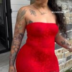 Brittney Bee Starr Williams Instagram - H O T M A M A🌶️🌶️ Get this look @eleven22online